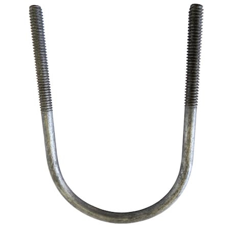 Anvil Round U-Bolt, 1/2", 8-3/4 in W, Black Carbon Steel 0500014634